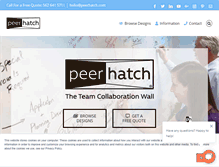 Tablet Screenshot of peerhatch.com